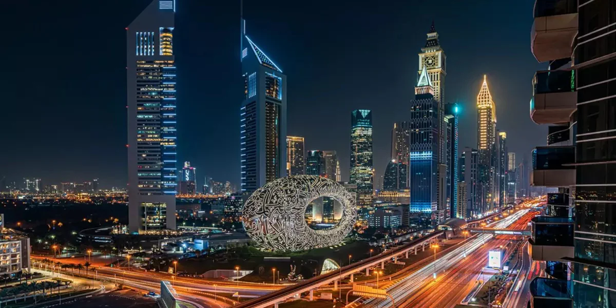 stopover in dubai dubai by night